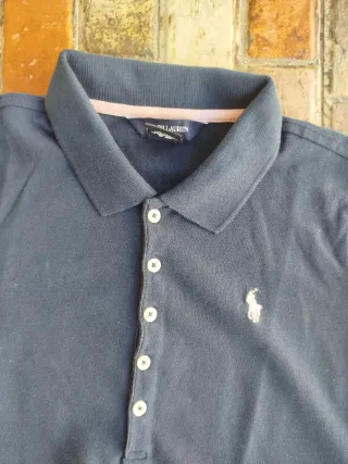 Polo Ralph Lauren Mujer Manga Corta Azul