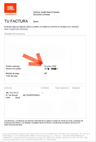 Auriculares JBL TOUR PRO 3 SIN ABRIR