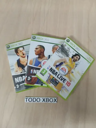 NBA Live Xbox 360 varios títulos