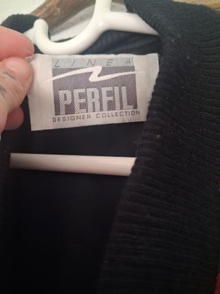 Bomber oversize vintage con estampado