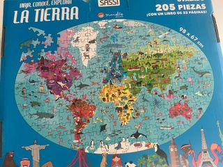 Puzzle La Tierra Sassi 205 Piezas Ovalado