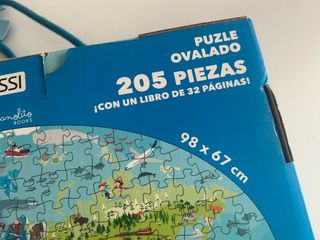 Puzzle La Tierra Sassi 205 Piezas Ovalado