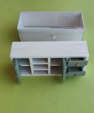 Aparador miniatura casa muñecas 15x6x4 cm
