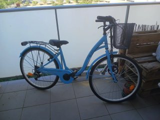 Bicicleta azul