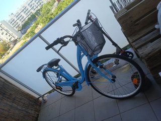 Bicicleta azul