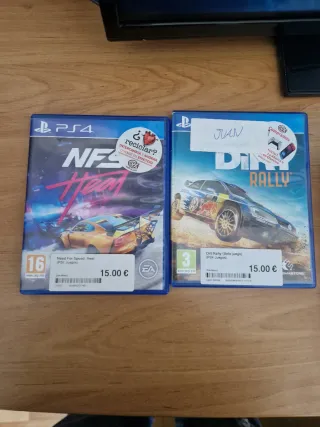 PS4 sony Negra con 1 Mando y 2 juegos