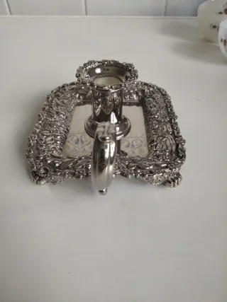 Candelabro Tiffany Godinger Plata vintage