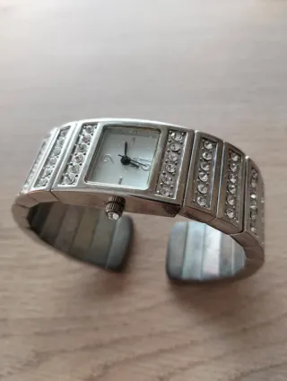 Reloj pulsera mujer plateado