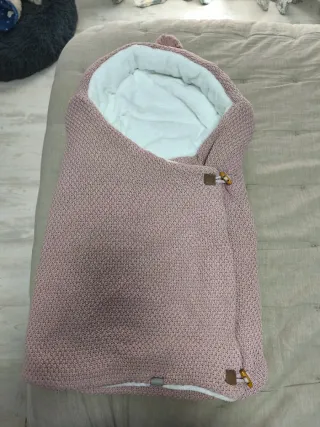 Saco para capazo rosa