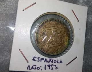 Moneda 2.50 Pesetas 1953 Española