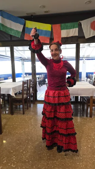 Disfraz Sevillanas Talla S/M