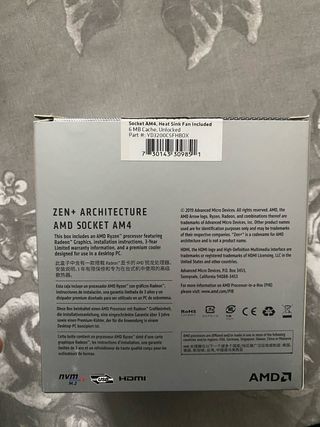 Processore AMD Ryzen 3 3200G, senza ventola