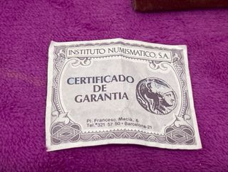 Moneda Plata Famosa 25 Años Constancia 1957-1982