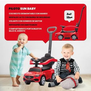 Coche Mercedes 3 en 1 para niños