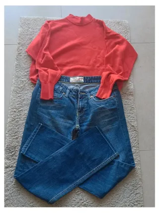 Completo Sweet Years, pull over pura. Lana vergine