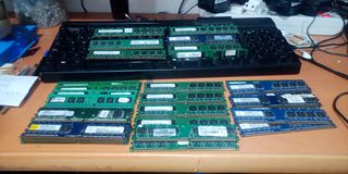 Lote 33 Módulos RAM DDR2 AVERIADOS