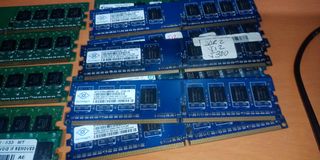 Lote 33 Módulos RAM DDR2 AVERIADOS
