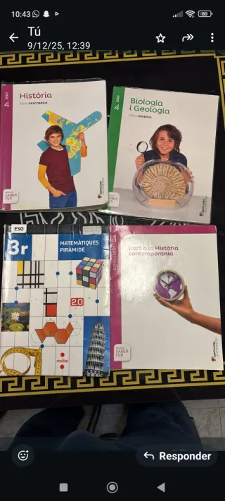 Libros escolares 3 y 4