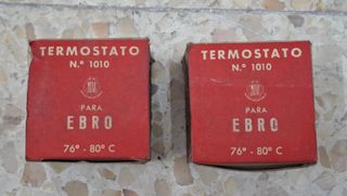Lote 2 Termostatos nuevos Movi nº 1010 para EBRO