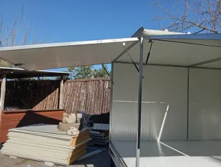 Remolque food truck pollería tienda 2x4metros