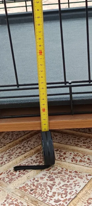 Jaula Perro con Bandeja y Ruedas