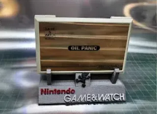 Soporte expositor Nintendo Game & Watch oil panic