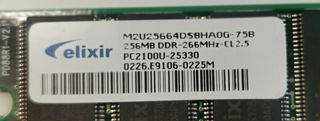 Ram 256MB PC2100 DDR 266 MHZ CL 2.5 PC 2100U-25330