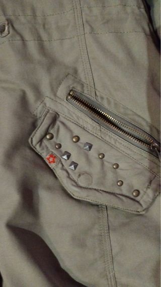 Giubbotto Tommy Hilfiger donna verde militare