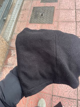 Bufanda reversible negro/azul BUF