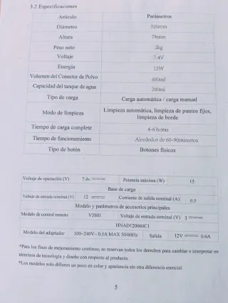 Robot aspirador Liectroux