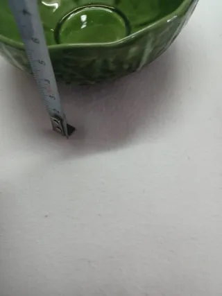 2 Taças Verdes das caldas da rainha