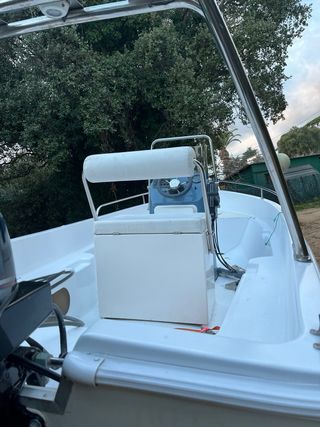 Embarcacion rigida con remolque