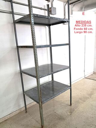 ESTANTERIA DESMONTABLE ACERO INOXIDABLE. 30€