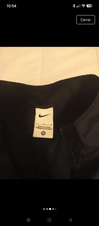 Cortavientos Nike Negro