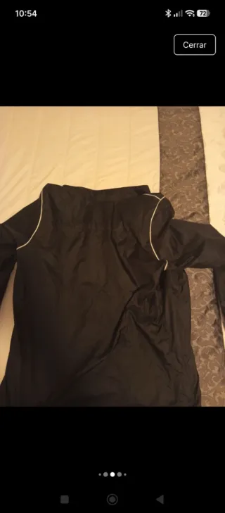 Cortavientos Nike Negro