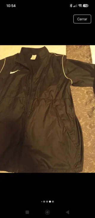 Cortavientos Nike Negro