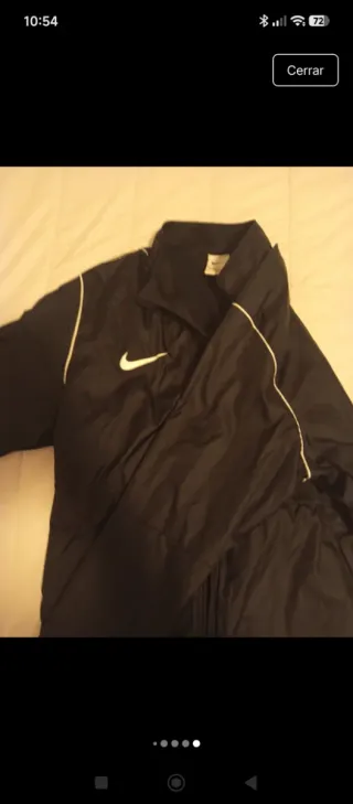 Cortavientos Nike Negro