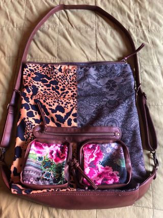 Bolso bandolera Desigual multicolor