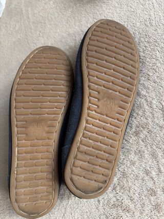 Mocasines Zara Azul Marino Talla 33 Puestos 2 rato