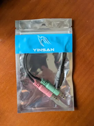 Auriculares Gaming Yinsan Azul y Negro