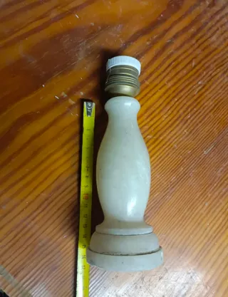 Lámpara de mesa de Alabastro Antigua Vintage