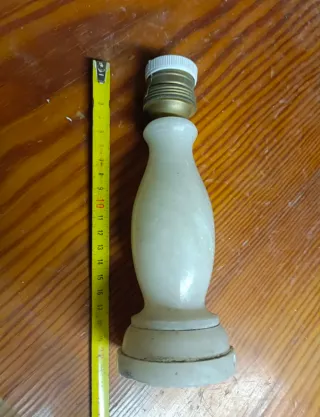 Lámpara de mesa de Alabastro Antigua Vintage