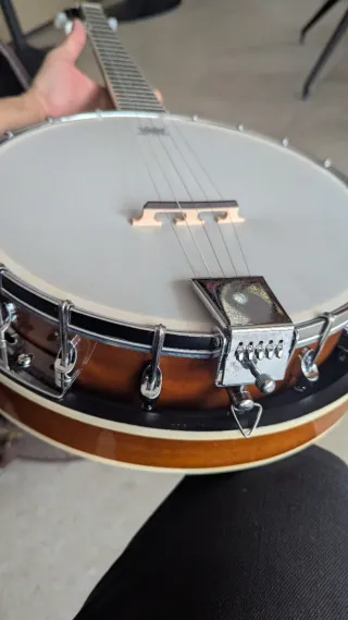 Banjo con estuche rígido