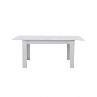 Tavolo Allungabile 140/190 Cm Bianco Rettangolare