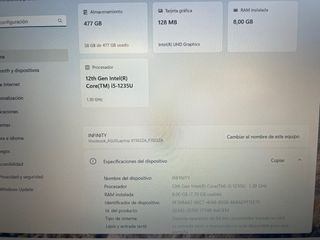 ASUS Vivobook 15" 512SSD 8GB RAM WIN 11 GARANTIA