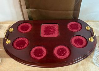 Set Whisky Decantador y Vasos con Bandeja