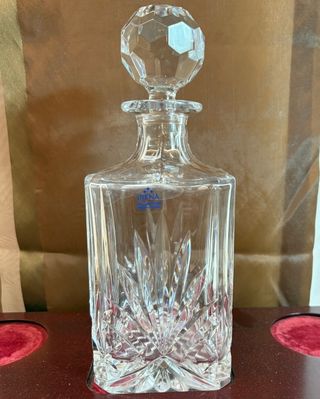 Set Whisky Decantador y Vasos con Bandeja