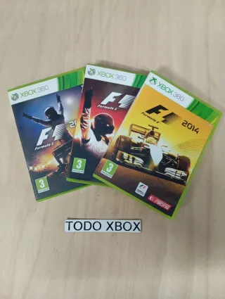Formula 1 Xbox 360 varios títulos
