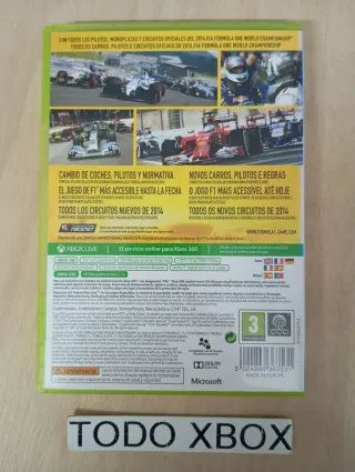 Formula 1 Xbox 360 varios títulos