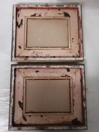 Coppia quadri con cornice